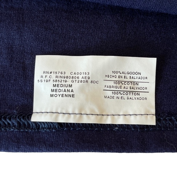 NWT Auburn University Tigers Russell Navy T-Shirt Size Medium - Picture 5 of 7